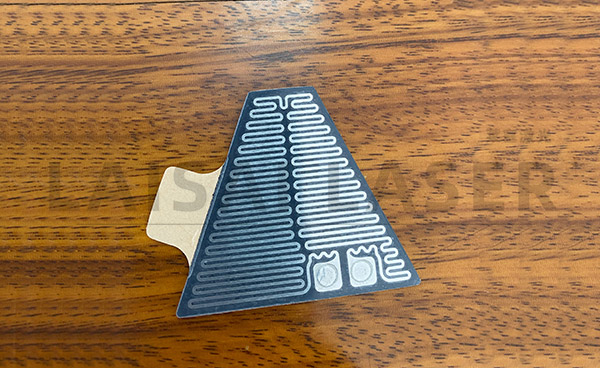 汽車后視鏡發熱片線路激光蝕刻及切割(圖2)